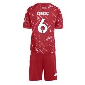 Liverpool Milos Kerkez #6 Jalkapallovaatteet Lasten Kotipeliasu 2026-27 Lyhythihainen (+ Lyhyet housut)